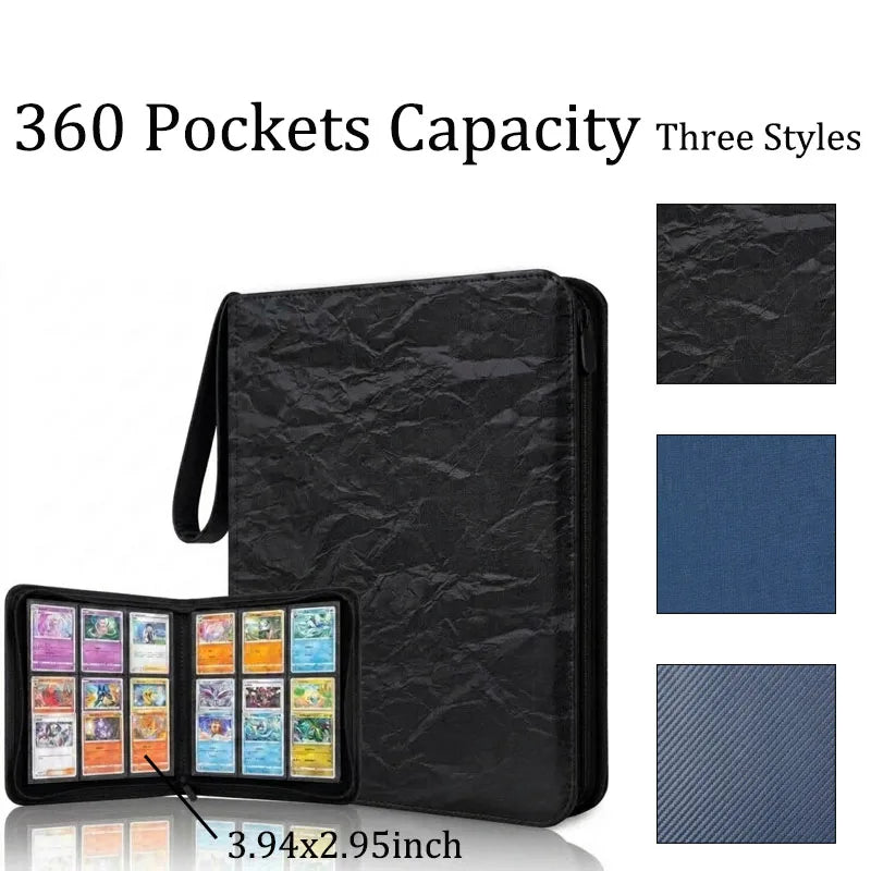 360-Pocket Sports Card Binder Album – Baseball & Football Trading Card Binder Richie's