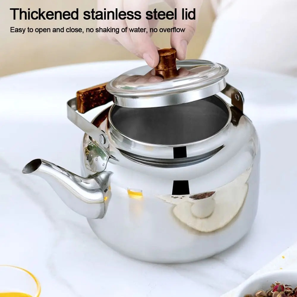 Stainless Steel Whistling Kettle 1L–2L | Home & Camping Stovetop Tea Kettle Richie's