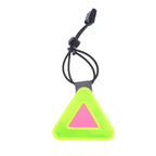 PVC Triangle Reflective Bike Safety Sticker – Night Visibility Bike Reflective Sticker Richie's Fluorescent yellow