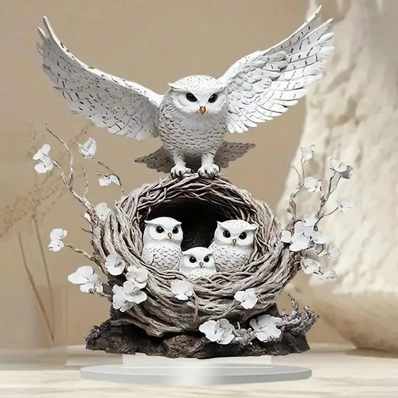 2D Anime Owl Statue Acrylic Desktop Decor & Gift Figurine Decorative Figurine Richie's 8