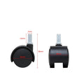 2-Inch Office Chair Caster with Brake – 360° Swivel Wheel Chair Caster Wheel Richie's 1.2in