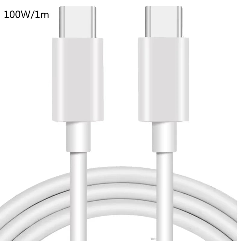 USB-C to USB-C 100W PD Fast Charging Cable – Data Transfer Cord USB-C Charging Cable Richie's 100W WT