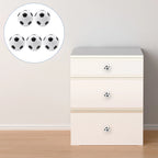 5-Pack Soccer Football Cabinet Knobs Kids Room Drawer Pulls Cabinet Knobs Richie's