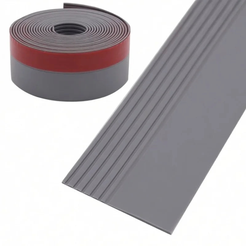 Self-Adhesive Door Bottom Seal Strip 36mm 1M | PVC Draft Guard Door Bottom Seal Strip Richie's 36mm Gray