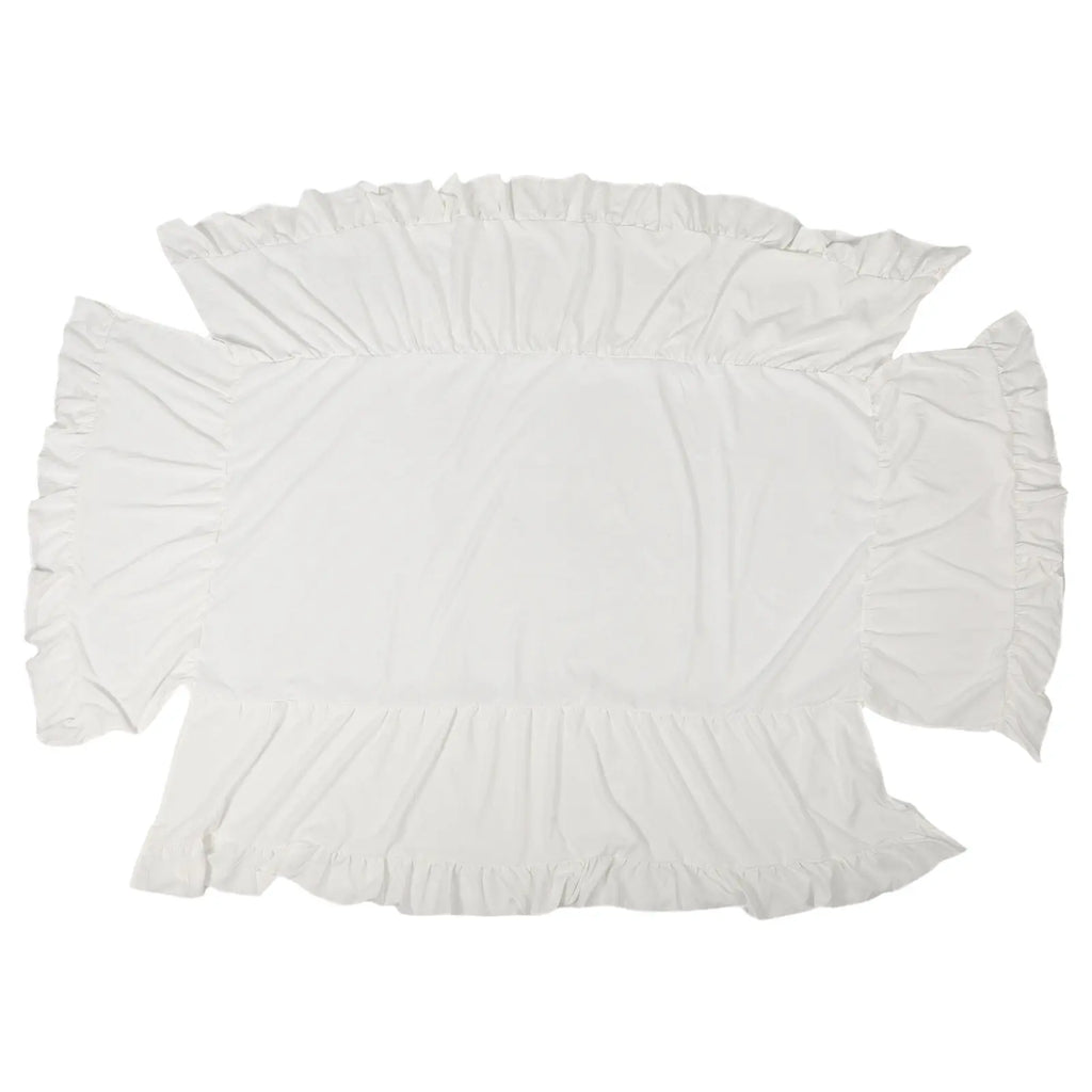 Ruffled Baby Crib Skirt Hypoallergenic Dust Ruffle 52x29 Crib Bed Skirt Richie's