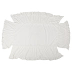 Ruffled Baby Crib Skirt Hypoallergenic Dust Ruffle 52x29 Crib Bed Skirt Richie's