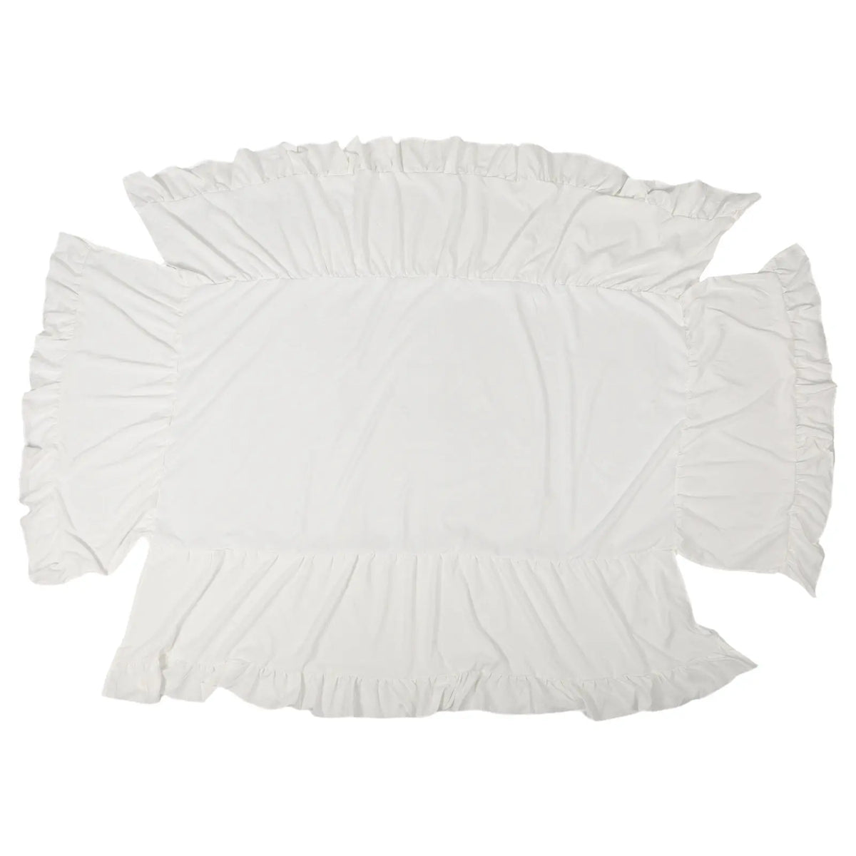 Ruffled Baby Crib Skirt Hypoallergenic Dust Ruffle 52x29 Crib Bed Skirt Richie's