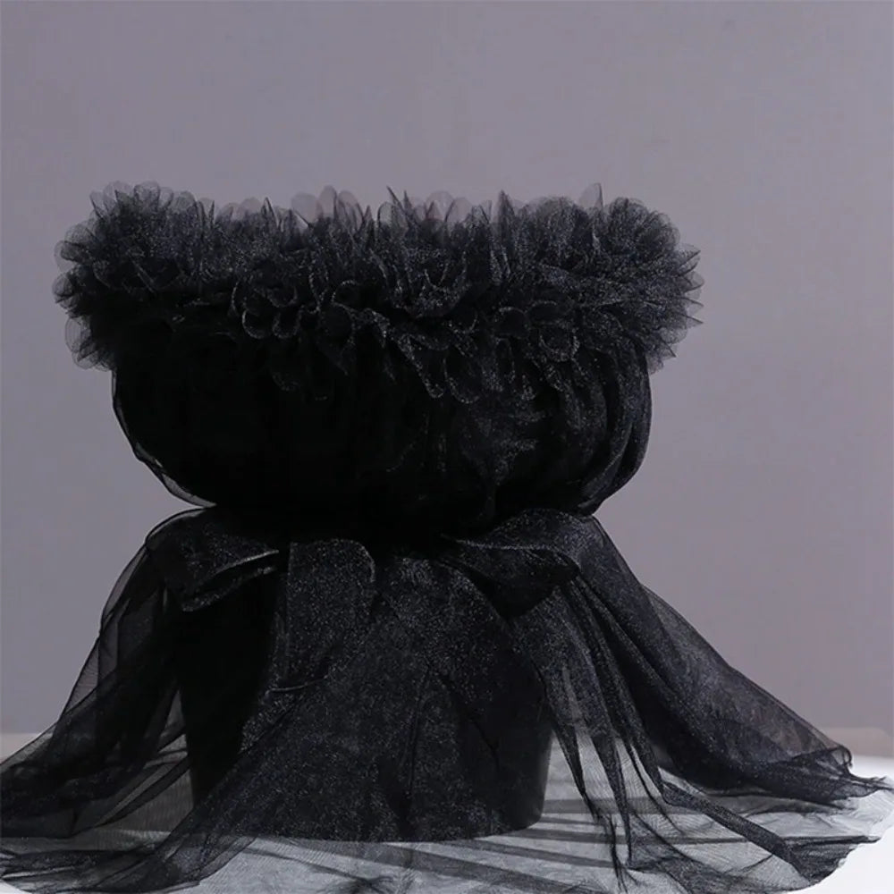 50x75cm Flower Wrapping Yarn – DIY Bouquet Gift Packaging Floral Wrapping Yarn Richie's Black One Size