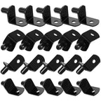 40Pcs L-Shape Shelf Support Clips Cold Rolled Steel Cabinet Pins Shelf Support Clips Richie's