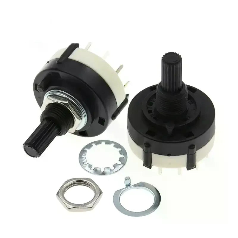 RS26 Rotary Band Selector Switch – 1–4 Pole, 3–12 Position Rotary Selector Switch Richie's