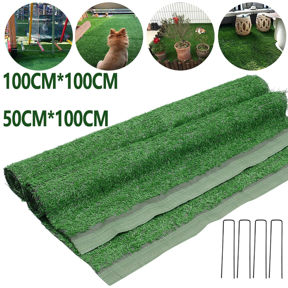 High Density Artificial Grass Mat – Fake Lawn Rug for Garden & Balcony Artificial Grass Mat Richie's