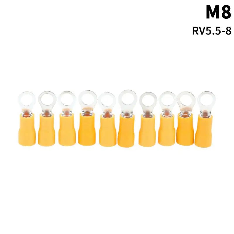 RV5.5 Insulated Ring Crimp Terminals M4–M8 | Marine & RV Wiring Ring Crimp Terminals Richie's RV5.5-8 10pcs