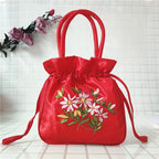 Women Embroidery Flower Cosmetic Bag – Ethnic Mini Purse & Pouch