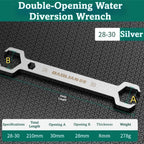 Double-Ended Manifold Valve Wrench 27/29mm 28/30mm Steel Double-Ended Wrench Richie's