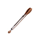 Non-Stick BBQ Grilling Tongs – Stainless Steel & Walnut Wood BBQ Grilling Tongs Richie's 38cm