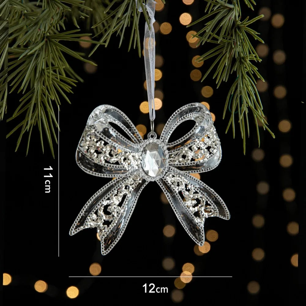 Acrylic Crystal Christmas Icicle Pendants Glitter Tree Ornaments Christmas Tree Ornaments Richie's 07