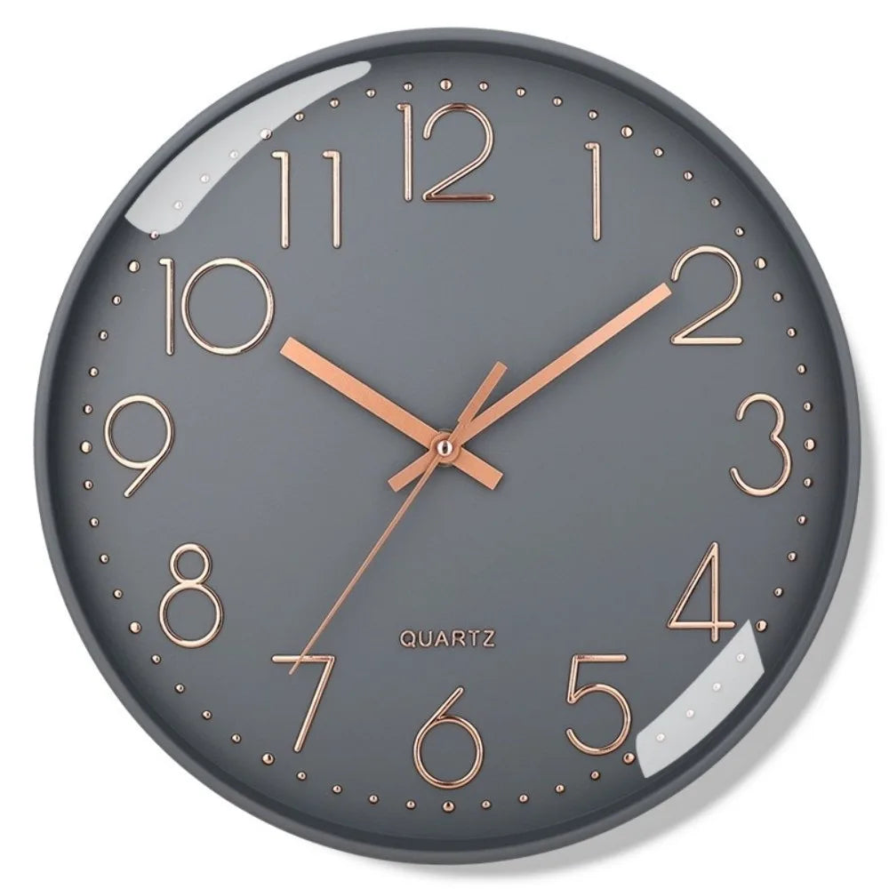 8 Inch Silent Wall Clock – Quartz Battery Operated Modern Design Wall Clock Richie's 7
