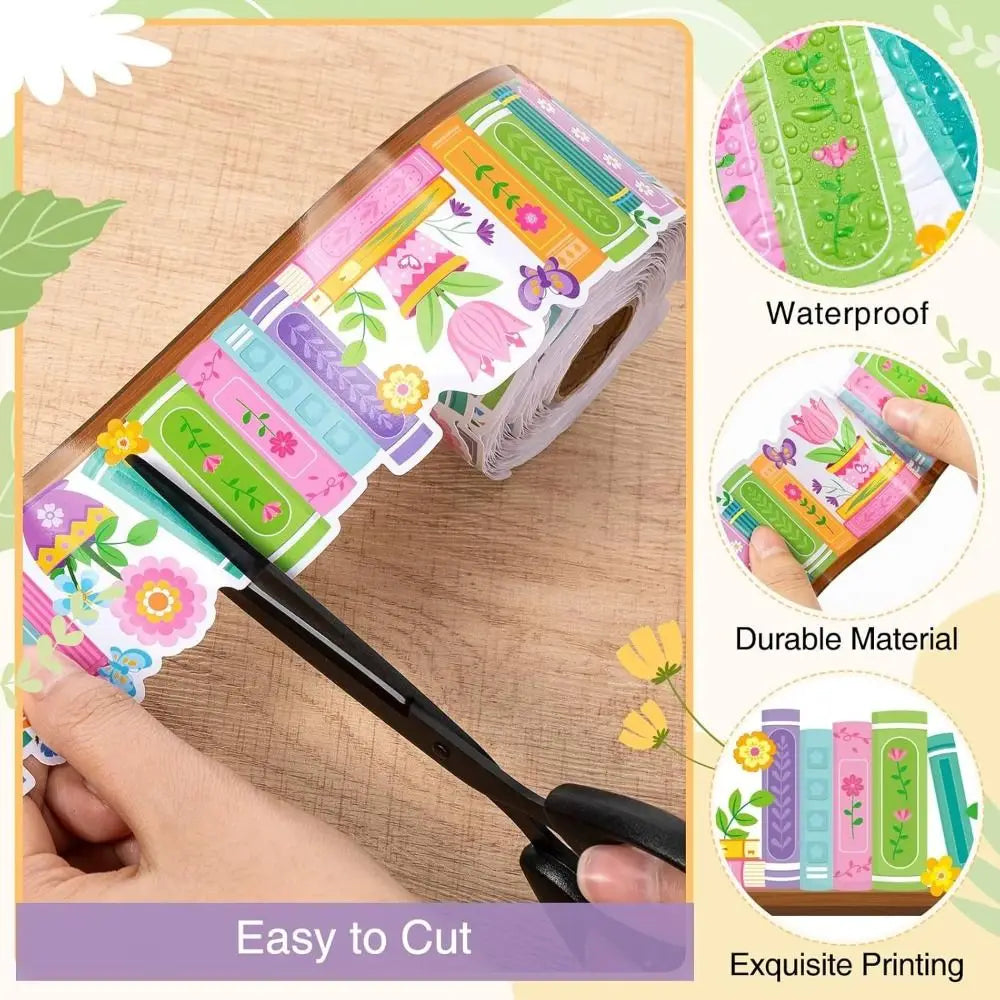 Floral Self-Adhesive Blackboard Border Sticker 10m Roll Wall Border Sticker Richie's