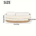 Cotton Rope Woven Storage Basket – Bohemian Tassel Organizer Woven Storage Basket Richie's 3