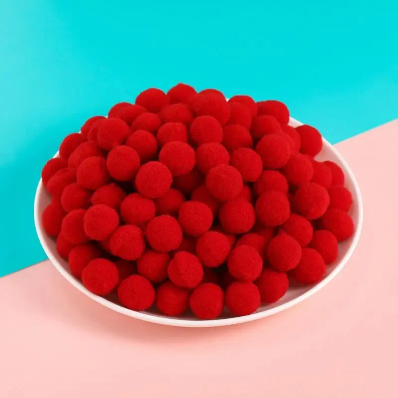 50Pcs Multicolored Polyester Pom Pom Balls – DIY Craft Supplies DIY Craft Pom Poms Richie's A3