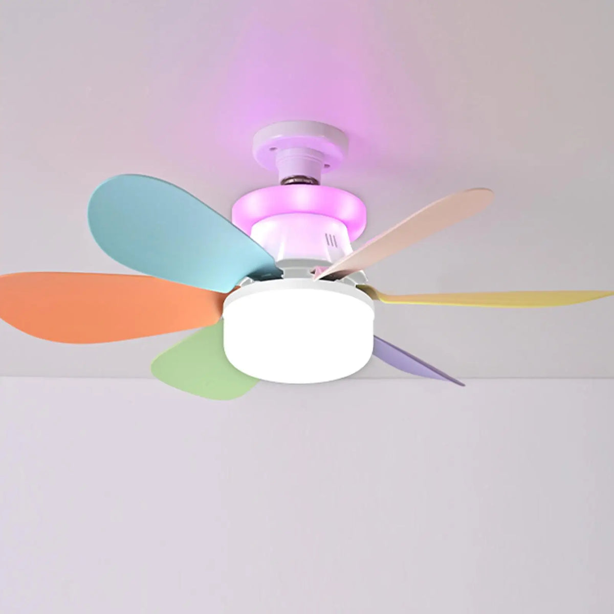 Ceiling Fan with Light & Remote – RGB Dimmable 3-Speed LED LED Ceiling Fan Richie's