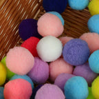 100 Pcs Fluffy Pom Poms 10–30mm | Kids DIY Craft Supplies DIY Craft Supplies Richie's