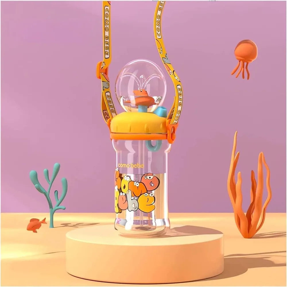 Whale Straw Cup for Kids – Leak-Proof Insulated 220ml/350ml Kids Straw Cup Richie's Yellow 2