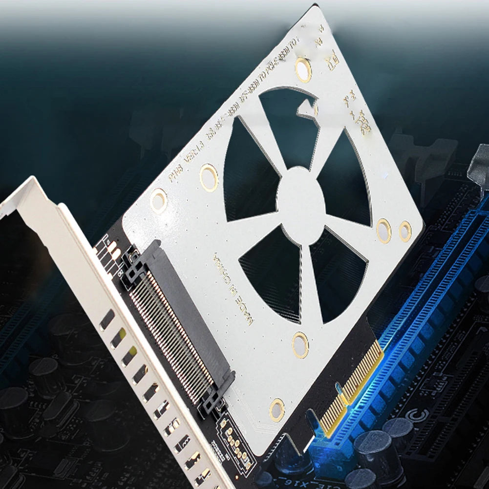 U.2 SFF-8639 to PCIe X4 Riser Card – NVMe SSD Adapter PCIe Riser Card Richie's Default Title