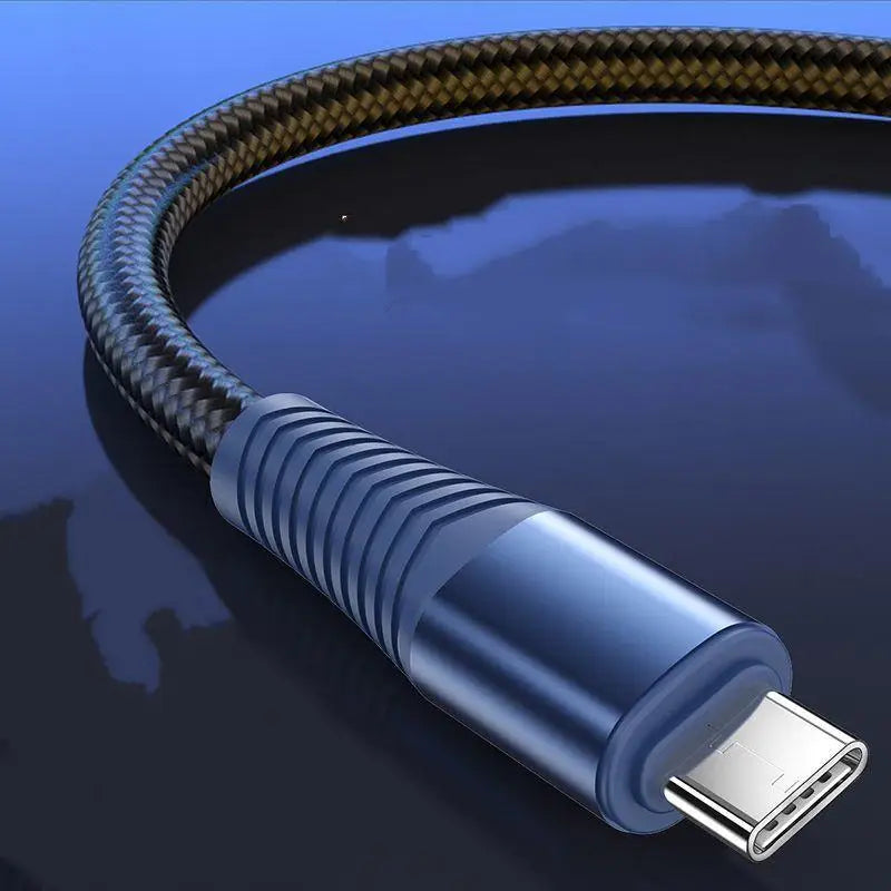 FUCHU 6A USB-C Fast Charge Cable 1M Braided + Micro USB 0.3M USB Charging Cable Richie's