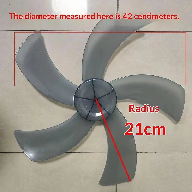 Universal Replacement Fan Blades 5-Blade Set 12–18 Inch with Nut Fan Blade Replacement Richie's 18inch
