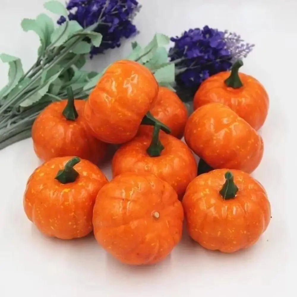 5-Pack Mini Foam Artificial Pumpkins – Halloween Fall Decor Halloween Decor Richie's