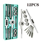 Metric Tap & Die Set M3–M12 | 8/12/20 Pcs Alloy Steel Thread Kit Tap & Die Set Richie's 12pcs