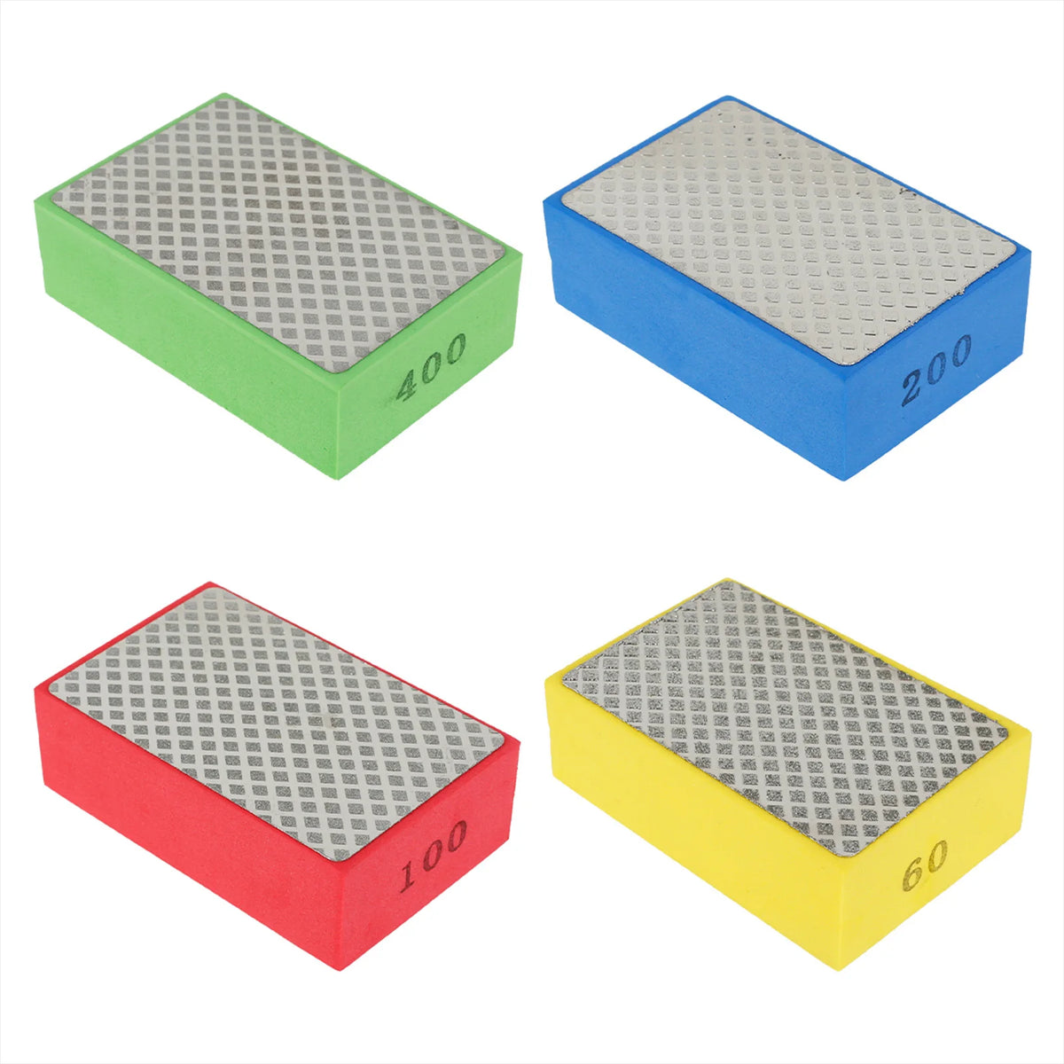 Diamond Hand Polishing Pads Set – Stone Tile Glass (4/5pcs) Abrasive Polishing Pads Richie's B Mix Mesh model