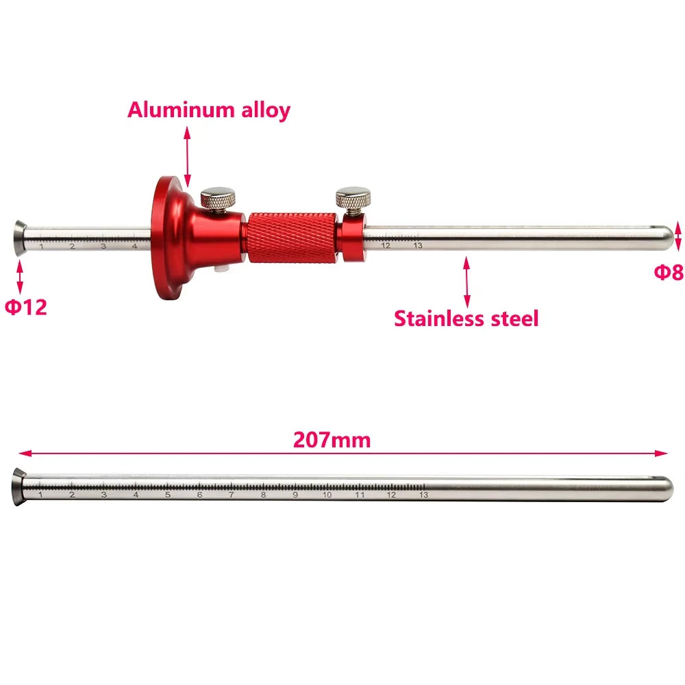 Wheel Marking Gauge – Carbide Scriber & Diamond Cutter Tool Woodworking Marking Gauge Richie's