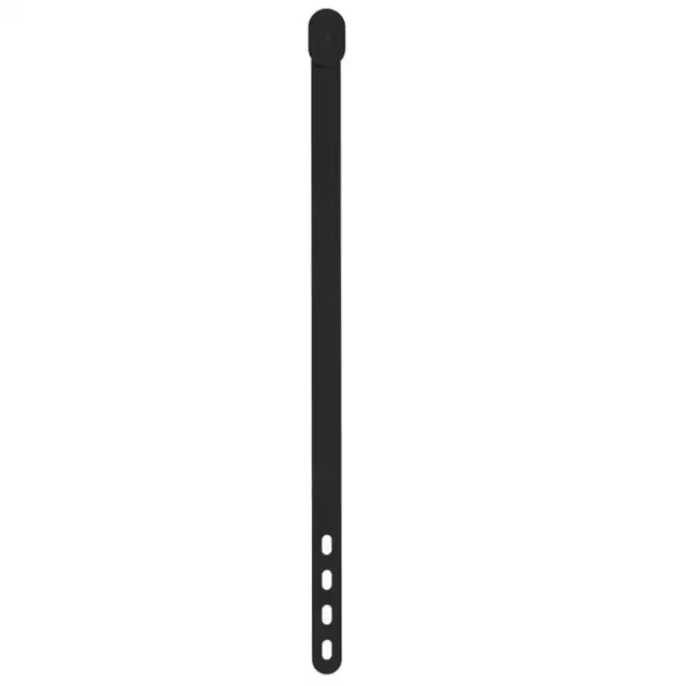 Silicone Phone Strap Wristband – Elastic Finger Ring Holder Phone Strap Holder Richie's Black