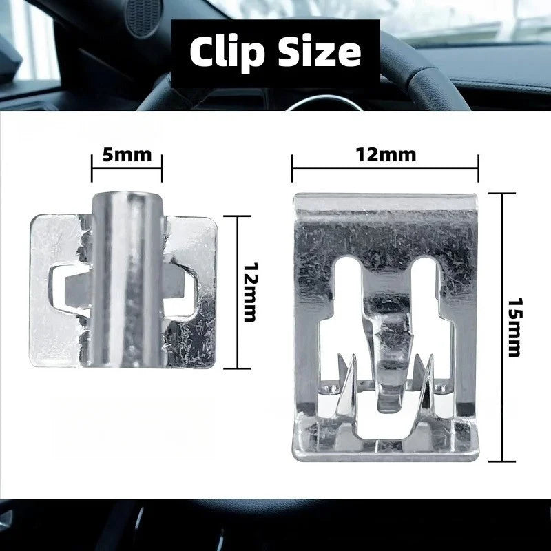Metal Retainer Clips – Universal Car Dashboard Trim Fasteners Auto Trim Fasteners Richie's