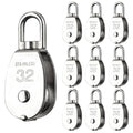 10Pcs M32 304 Stainless Steel Swivel Pulley Block 360° Ring Swivel Pulley Block Richie's M32 Single-Wheel