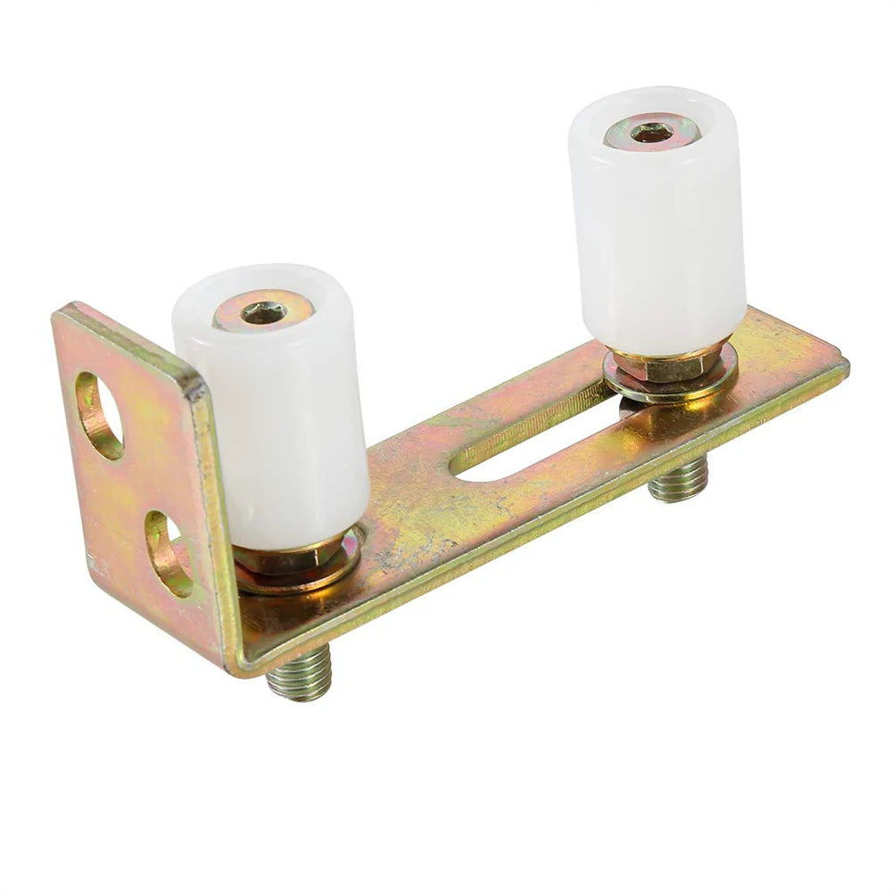Slide Gate Guide Roller L Bracket Adjustable Dual Nylon Rollers Gate Guide Roller Richie's