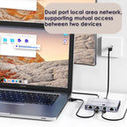 Gigabit Ethernet 1x4 Splitter RJ45 Cat6 LAN 1000Mbps Coupler Ethernet Splitter Richie's