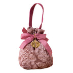Christmas Candy Gift Bag – Fabric Drawstring Party Favor Bag Gift Favor Bag Richie's Taro Purple