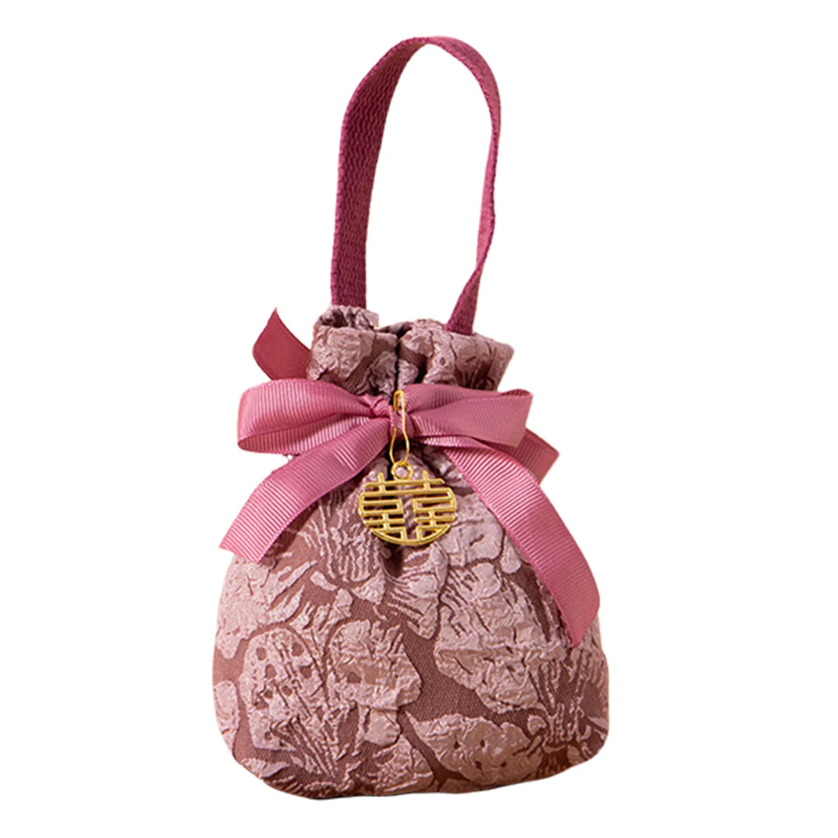 Christmas Candy Gift Bag – Fabric Drawstring Party Favor Bag Gift Favor Bag Richie's Taro Purple
