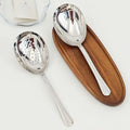 2-Piece Stainless Steel Serving & Slotted Spoon Set Kitchen Utensil Set Richie's sliver