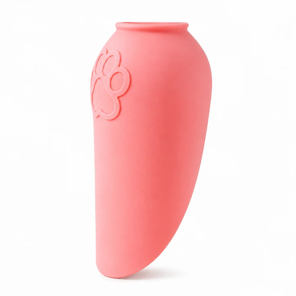 Portable Folding Silicone Dog Water Bowl – Food Grade Pet Cup Pet Travel Bowl Richie's Pink