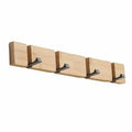Wall Mounted Bamboo Coat Rack – Multi-Hook Space Saver Wall Coat Rack Richie's 4 Hooks