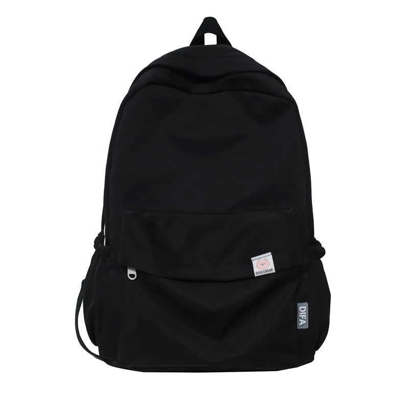 Waterproof Nylon Women's Backpack – Travel & School Bag Women's Backpack Richie's black 6866 China Mainland
