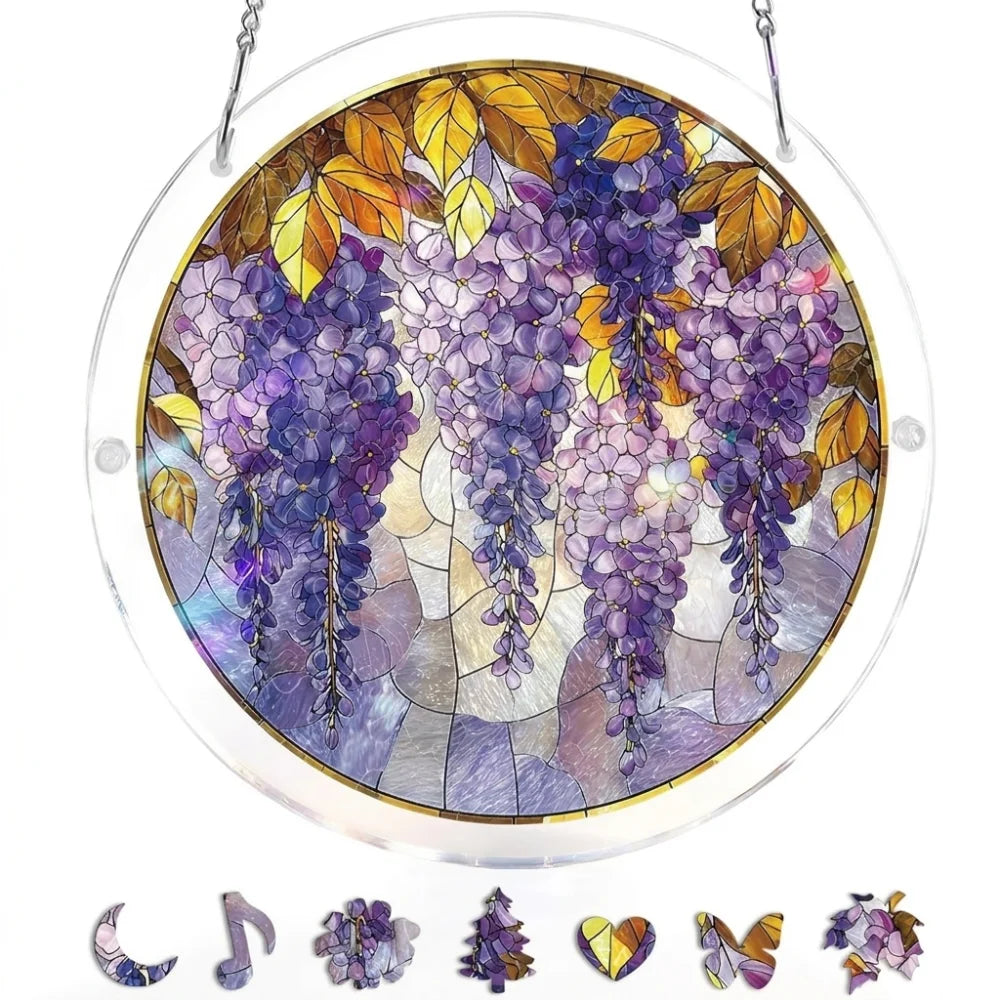83-Piece Acrylic Puzzle Suncatcher – UV Printed Window Hanging Suncatcher Puzzle Richie's 9