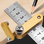 Steel Ruler Positioning Block Woodworking Line Marking Gauge Marking Gauge Richie's