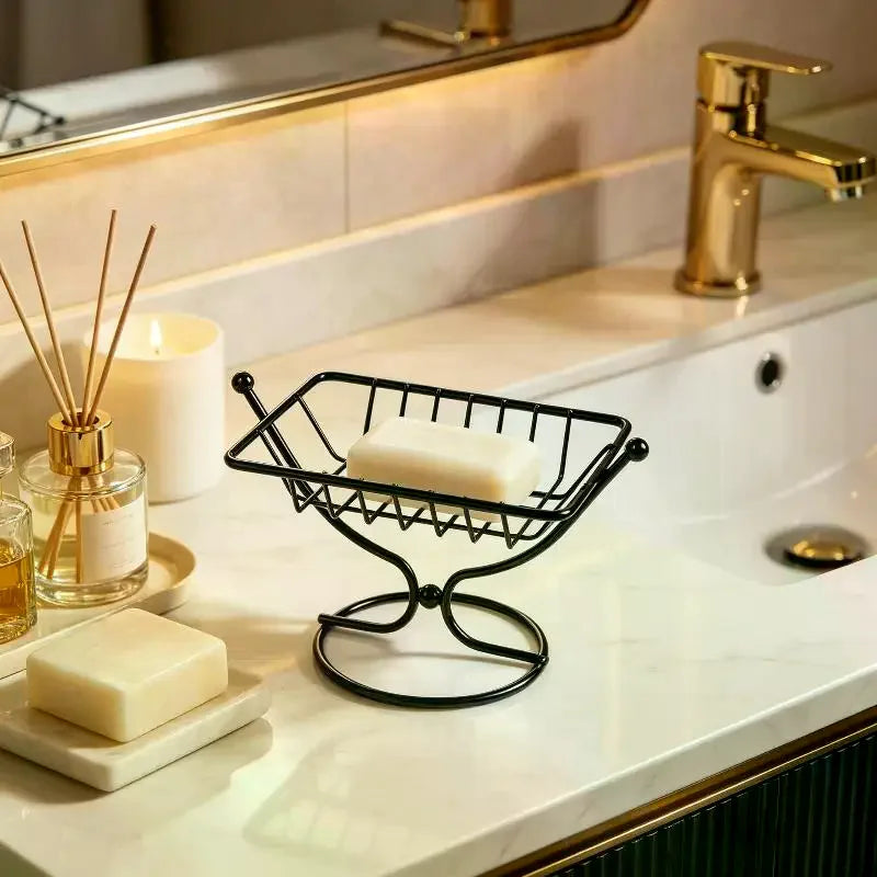 Rustproof Square Metal Soap Holder – Bathroom Kitchen Rack Soap Holder Richie's