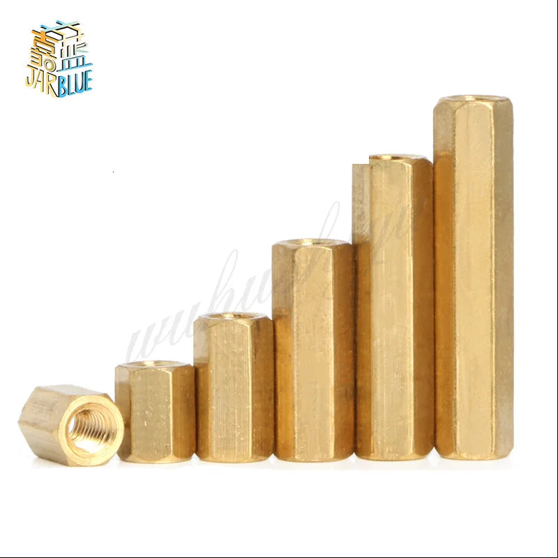 Brass Hex Standoff Spacer Female to Female M2–M5 | 5–50 Pcs Brass Standoff Spacer Richie's