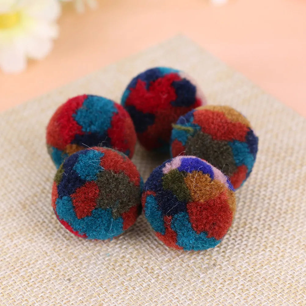 40Pcs Soft 2.5cm Pom Poms for DIY Crafts, Decor & Keychains Craft Pom Poms Richie's